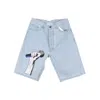 Tpatch Jeans Short Men Microphone Short In Light Denim