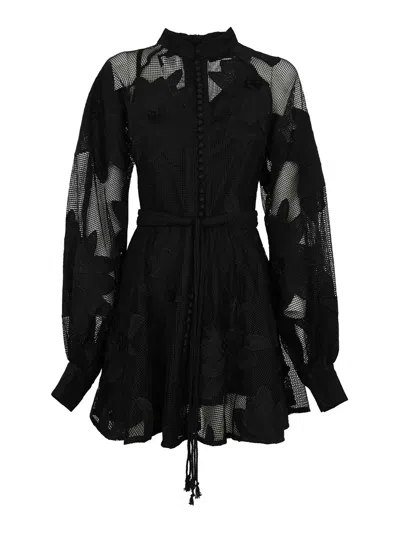 Tpn Freer Mesh Dress In Black