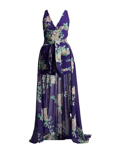 Tpn Woman Mini Dress Dark Purple Size M Polyester