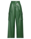 Tpn Woman Pants Green Size M Polyurethane, Viscose In Green