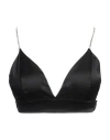 Tpn Woman Top Black Size M Polyester In Black