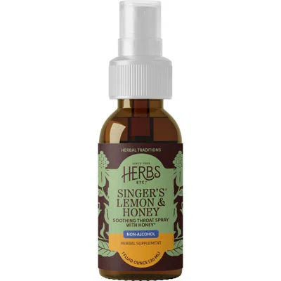 Trace Minerals Singer's Saving Grace Lemon & Honey In Transparent