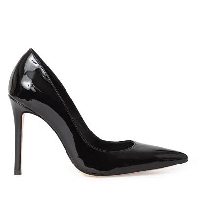 Traces Of Heels Women's Golden Hour Pumps In Black Patent Leather