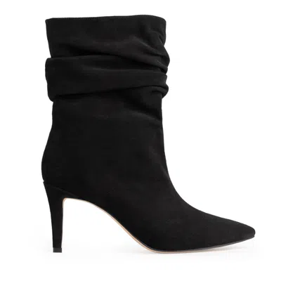 Traces Of Heels Women's Moonveil Ankle Boots In Black Suede
