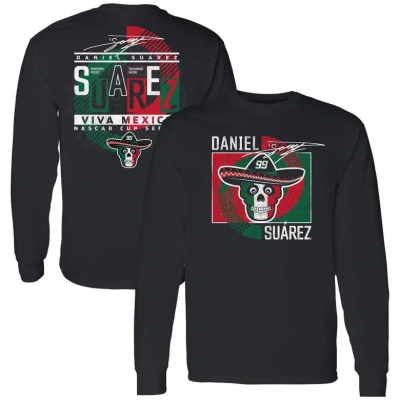 Trackhouse Racing Team Collection Black Daniel Suarez  Vivo Long Sleeve T-shirt