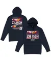 Trackhouse Racing Team Collection Men's Black Connor Zilisch Red Bull Car Pullover Hoodie In Burgundy