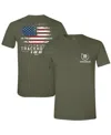 Trackhouse Racing Team Collection Men's Green Trackhouse Racing Flag T-shirt In Green
