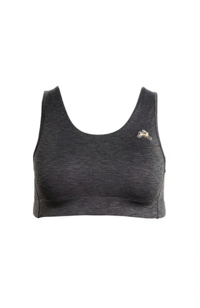 Tracksmith Session Bra In Charcoal