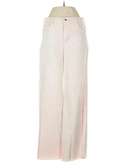 Pre-owned Tractr Casual Pants In Ivory