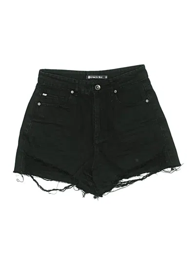 Pre-owned Tractr Denim Shorts In Black
