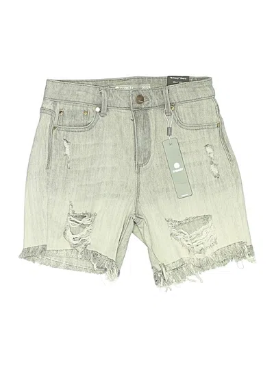 Tractr Denim Shorts In Gray