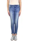 Tractr Girl's Skinny Jeans In Blade Runner In Multi