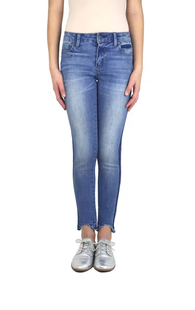 Tractr Girl's Skinny Jeans In Blade Runner In Multi