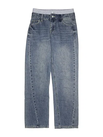 Pre-owned Tractr Kids' Jeans In Blue