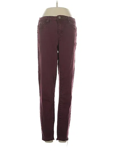 Pre-owned Tractr Jeans In Burgundy