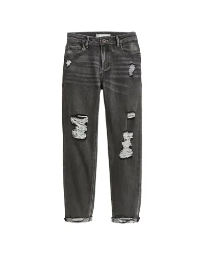 Tractr Jeans Destructed Weekender Pant In Black