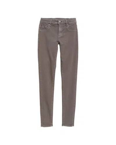 Tractr Jeans Diane Basic Mid-rise Skinny Pant In Brown