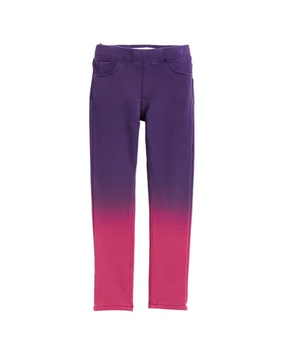 Tractr Jeans French Terry Pull-on Pant In Purple