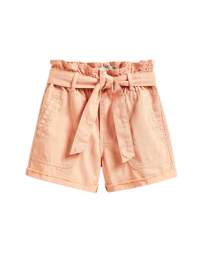 Tractr Jeans Paper Bag Short In Pink