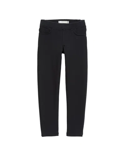 Tractr Jeans Pull-on French Terry Skinny Pant In Black