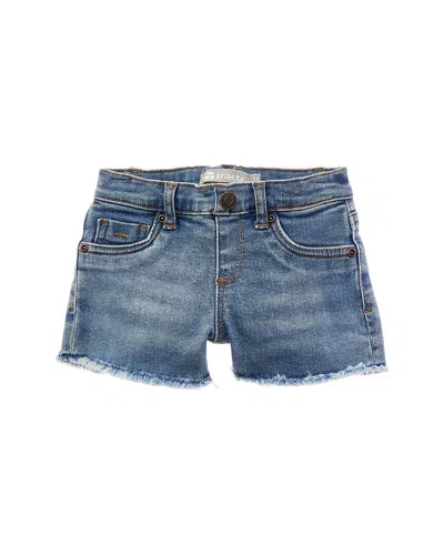 Tractr Babies'  Jeans Pull-on Short With Faux Button In Blue