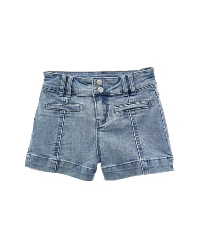 Tractr Jeans Welt Pocket Trouser Short In Blue