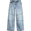 Tractr Kids' Barrel Leg Jeans In Blue