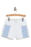 TRACTR KIDS' CHECK PANEL SHORTS
