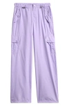Tractr Kids' Parachute Pants In Lilac