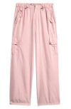 Tractr Kids' Parachute Pants In Pink