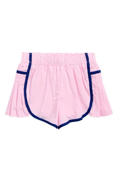 Tractr Kids' Pleat Athletic Shorts In Neutral