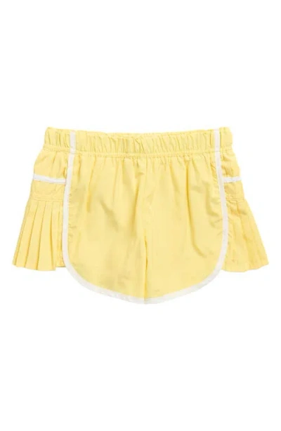 Tractr Kids' Pleat Athletic Shorts In Pink