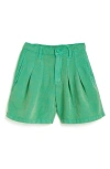 TRACTR TRACTR KIDS' PLEATED A-LINE SHORTS