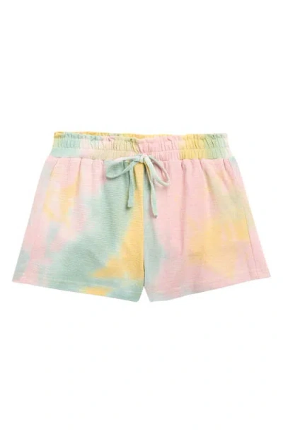 Tractr Kids' Tie Dye Shorts In Multi
