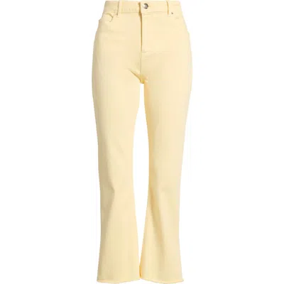 Tractr Raw Hem Flare Leg Jeans In Animal Print