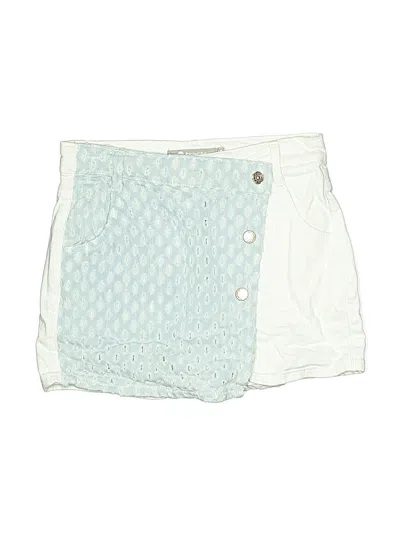 Pre-owned Tractr Kids' Skirt In White