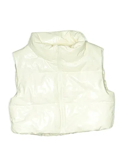 Pre-owned Tractr Kids' Vest In Ivory