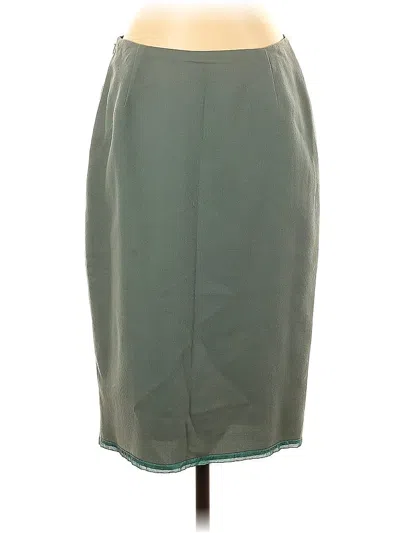 Pre-owned Tracy Feith Formal Skirt In Green