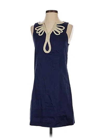 Pre-owned Tracy Negoshian Casual Dress In Blue