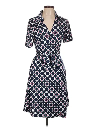 Pre-owned Tracy Negoshian Casual Dress In Blue