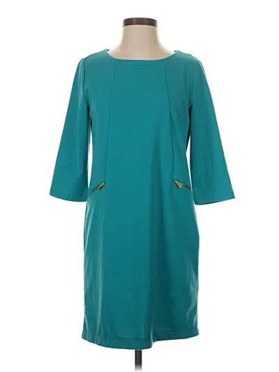 Pre-owned Tracy Negoshian Casual Dress In Blue