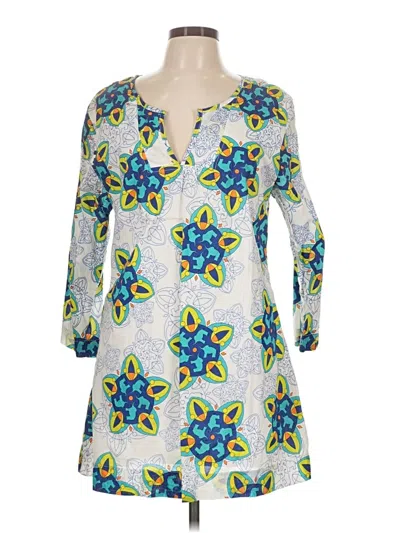 Pre-owned Tracy Negoshian Casual Dress In Blue