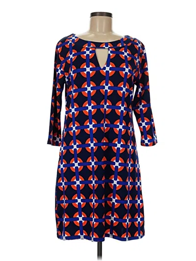 Pre-owned Tracy Negoshian Casual Dress In Blue