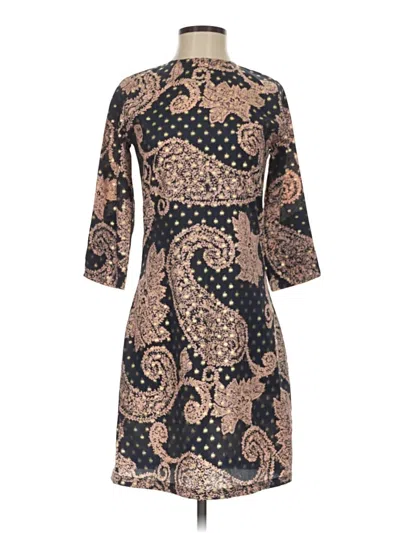 Pre-owned Tracy Negoshian Casual Dress In Brown