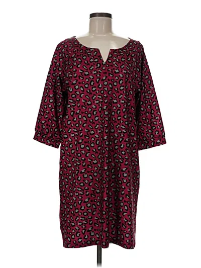 Pre-owned Tracy Negoshian Casual Dress In Burgundy