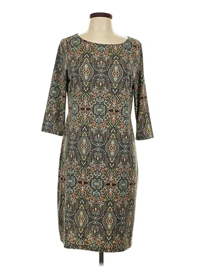 Pre-owned Tracy Negoshian Casual Dress In Gray