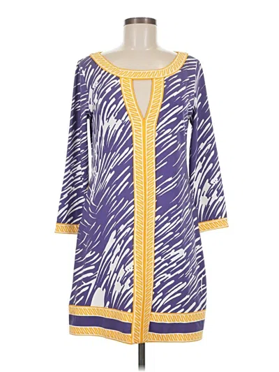 Pre-owned Tracy Negoshian Casual Dress In Purple