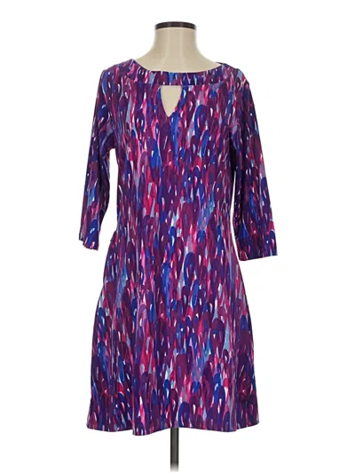 Pre-owned Tracy Negoshian Casual Dress In Purple