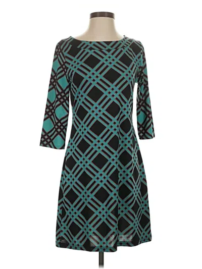 Pre-owned Tracy Negoshian Casual Dress In Teal