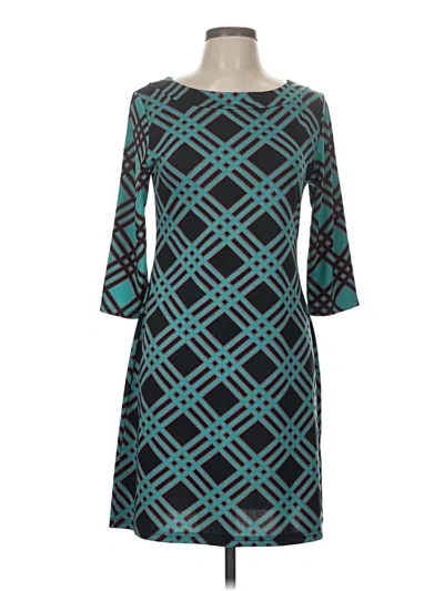 Pre-owned Tracy Negoshian Cocktail Dress In Blue